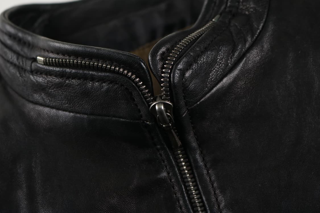 [L] 옴브루노 빈티지 양가죽 라이더 자켓 상품이미지5