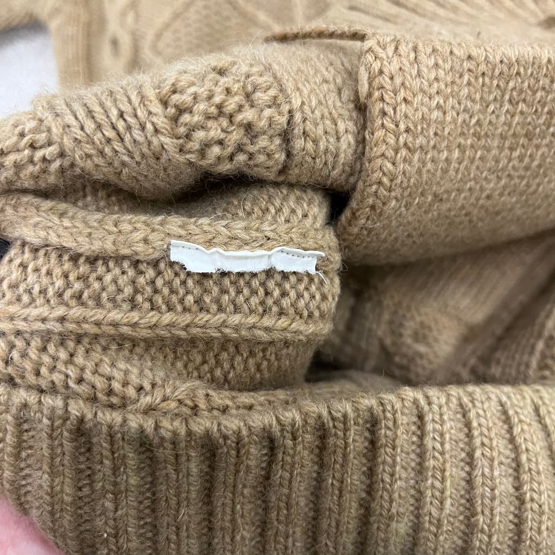 95 빈폴 케이블 니트 집업 가디건 0220M 상품이미지3