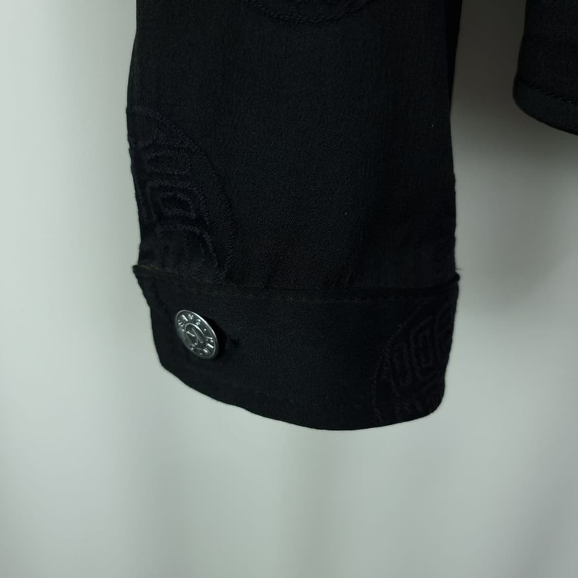 [겐조] 멀티 패턴 드레시드 트커러 자켓 블랙 P01571 상품이미지6