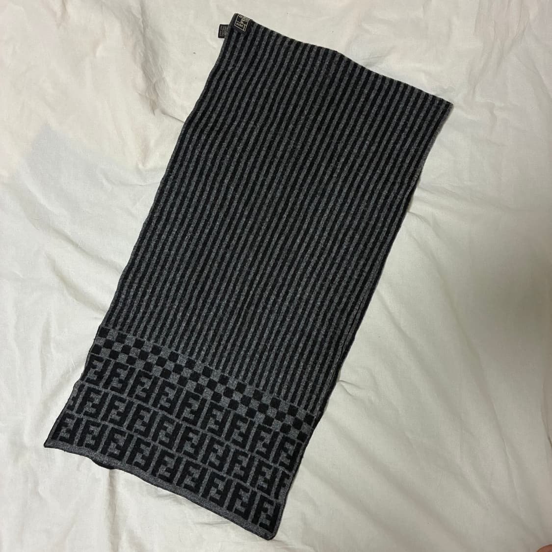 펜디 FENDI 주카 패턴 스트라이프 울 머플러 상품이미지2