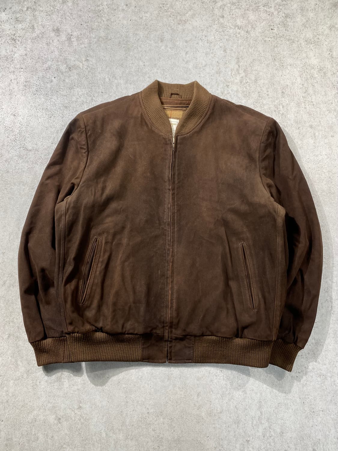 [XL] 80s London Fog 런던포그 고트스킨 스웨이드 자켓 상품이미지1
