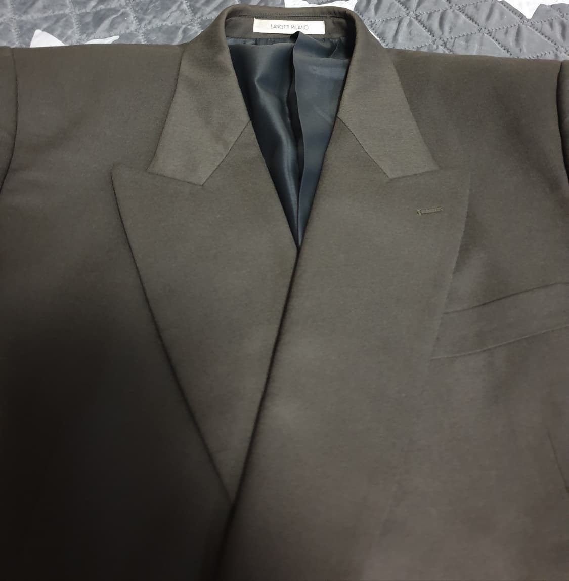 란체티 밀라노 클래식 피크트라펠 더블버튼 수트 셋업 상품이미지2