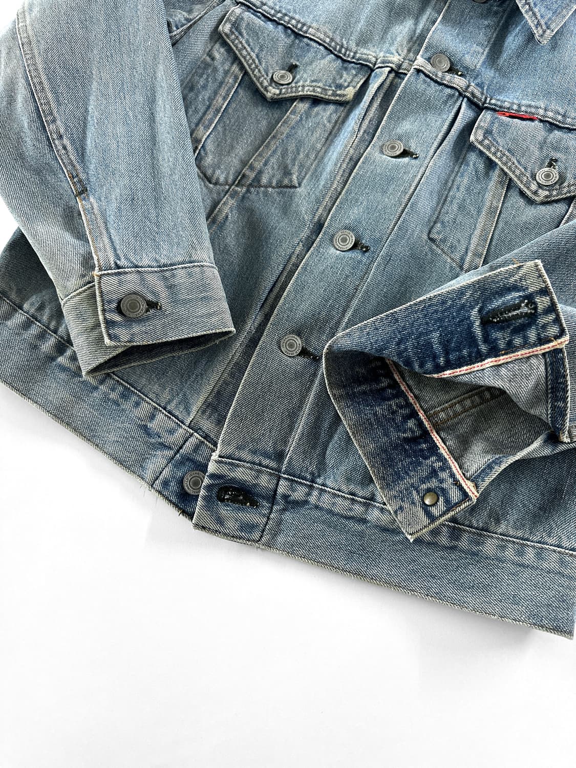 90s RNA lnc. Bras Amour 데님 트러커 자켓 상품이미지7