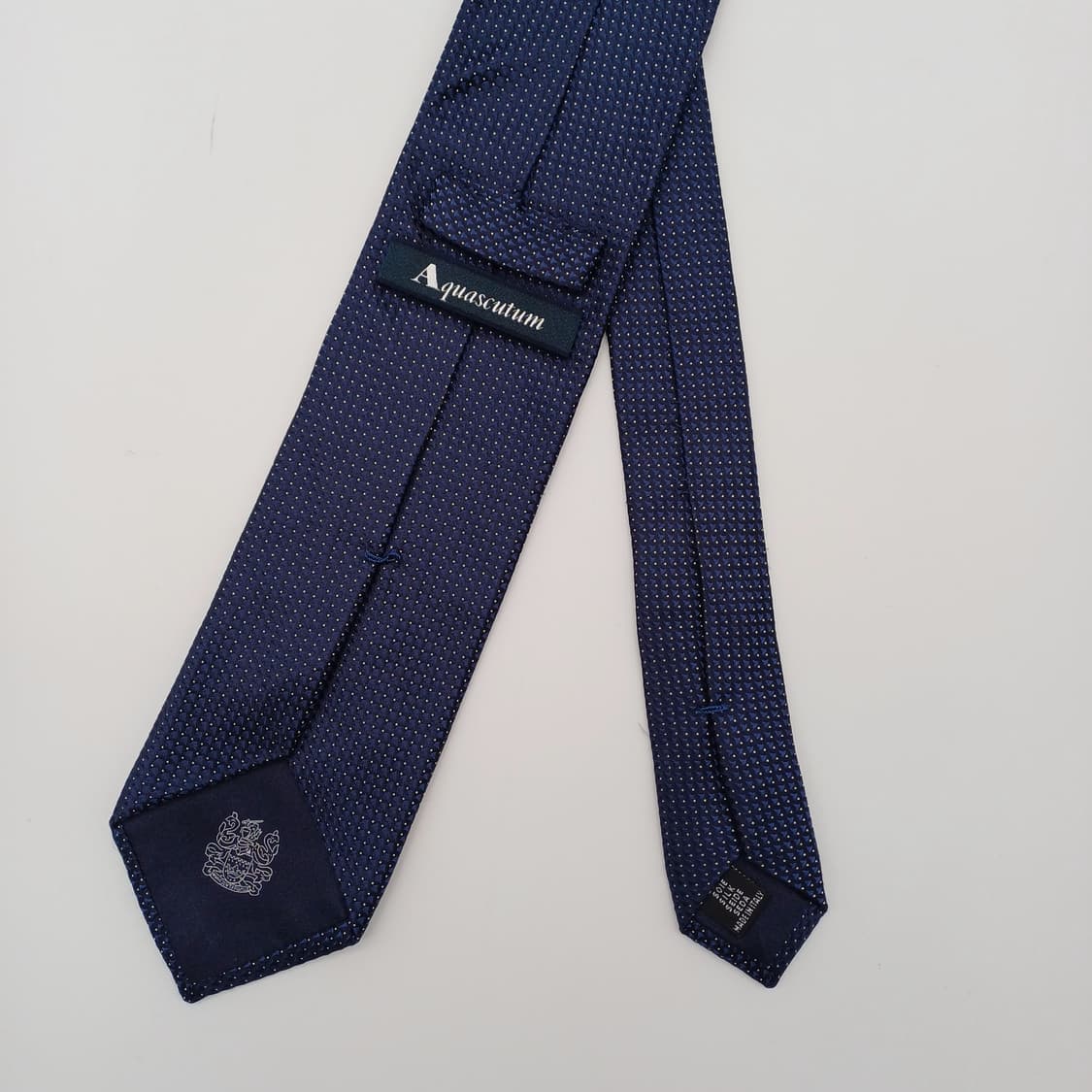 아쿠아스큐텀 실크 넥타이 [BCF10803_0004-167] 상품이미지2