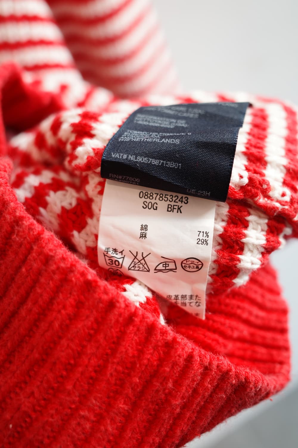 TOMMY HILFIGER 타미힐피거 코튼&리넨 니트 상품이미지6