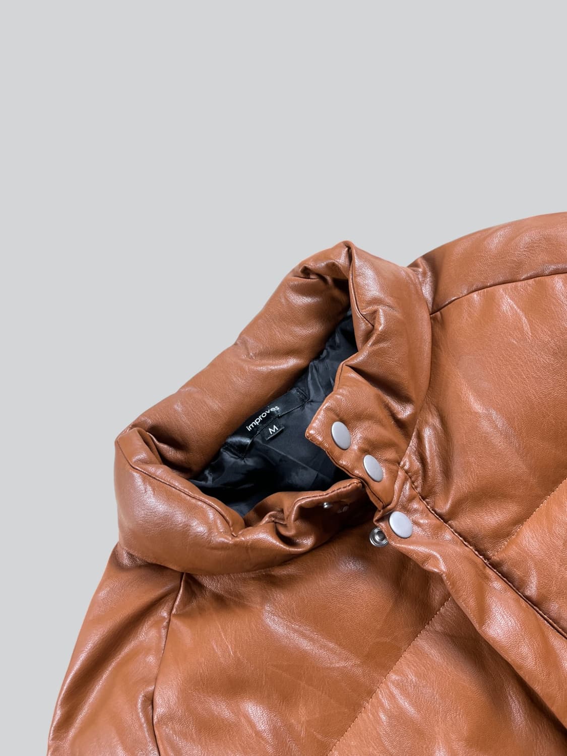 Vintage 가죽 패딩 상품이미지3