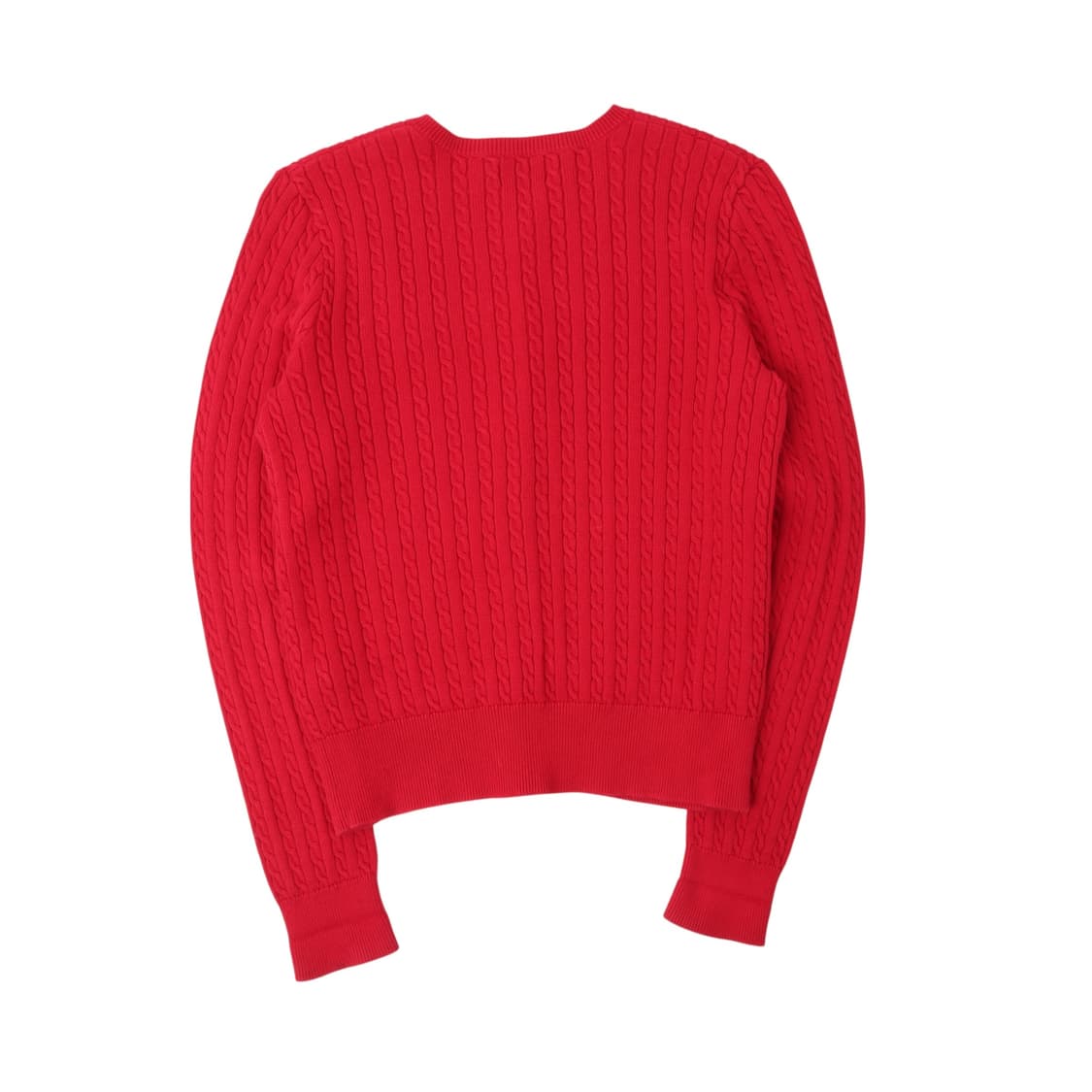 폴로 랄프로렌 레드 케이블 니트 가디건 상품이미지5