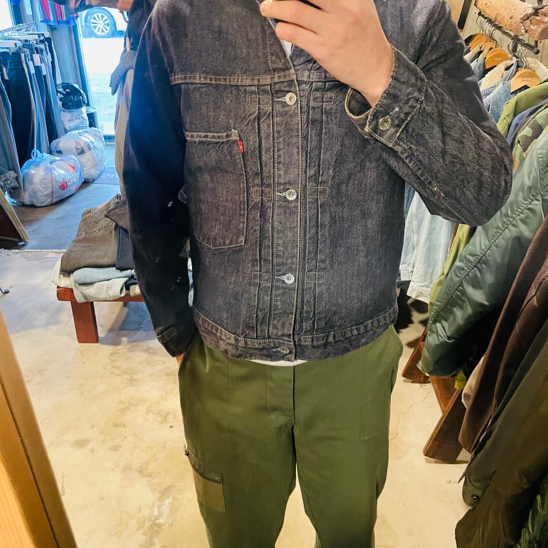 90s LEVI'S 70501 1st TYPE1 JK 상품이미지3