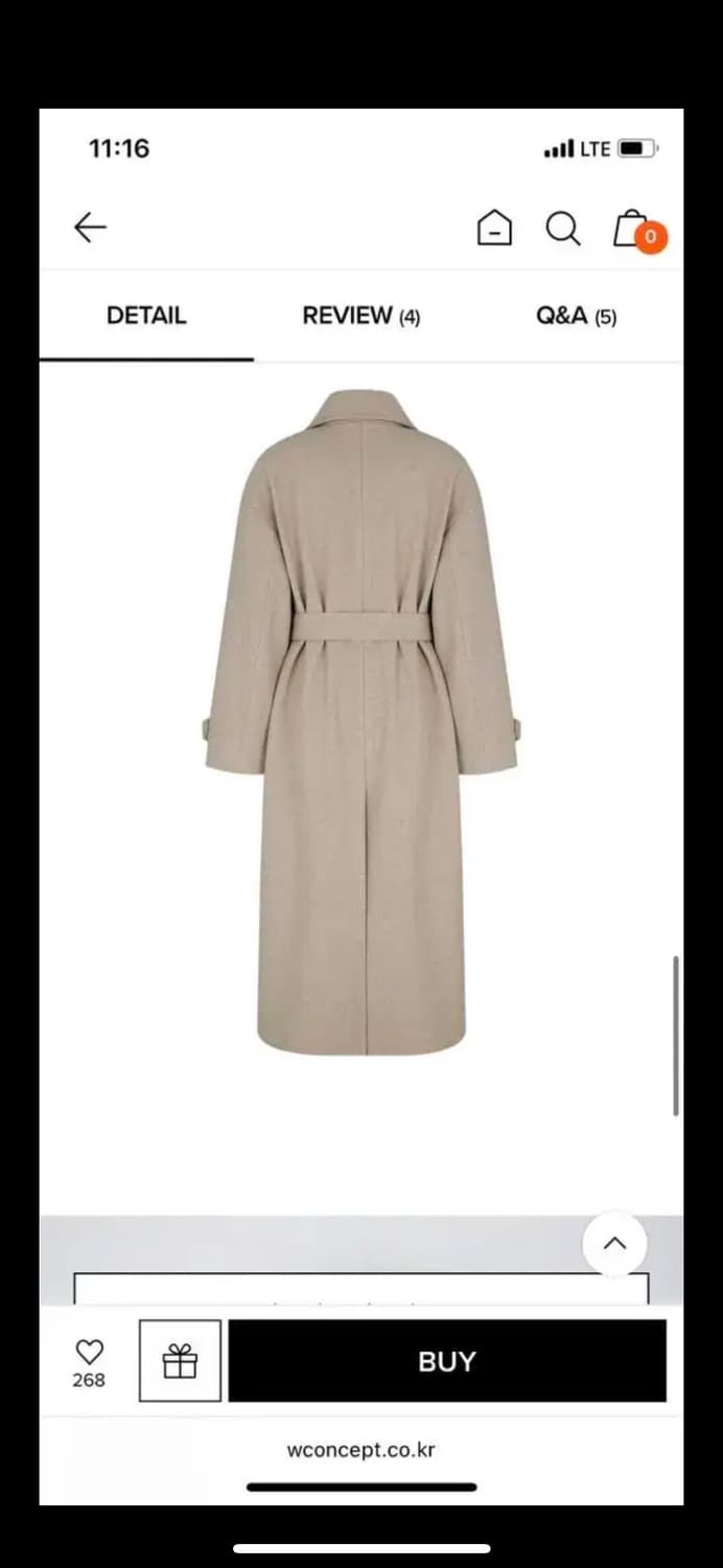 킨더살몬 카르멘 코트 상품이미지5