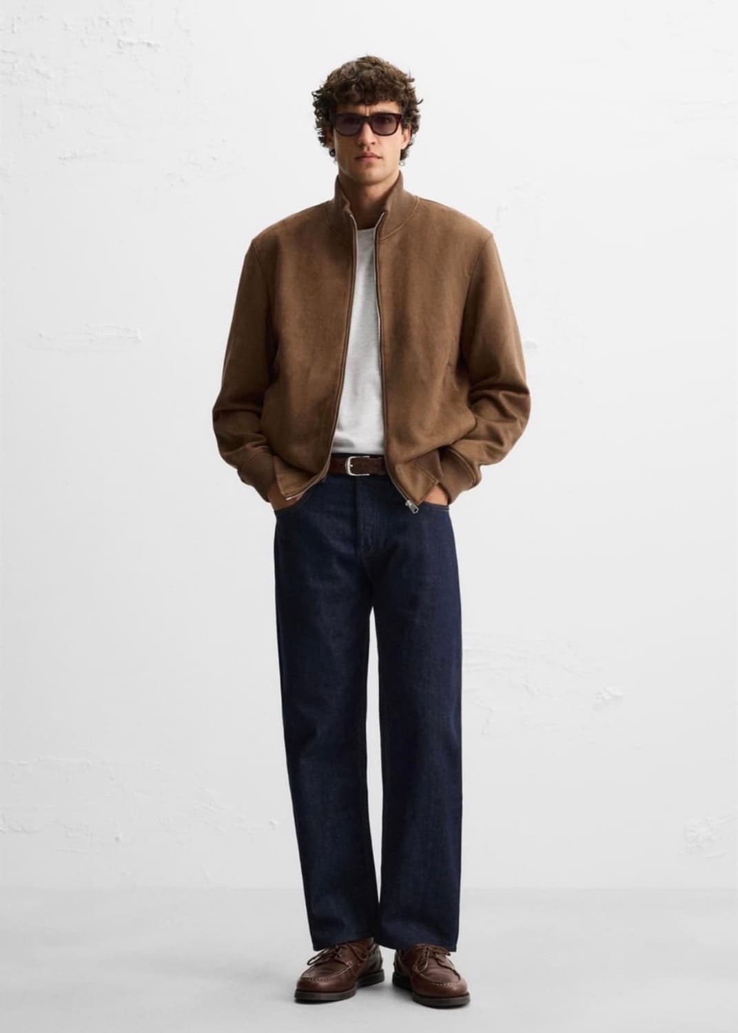 자라 스웨이드 점퍼 M 상품이미지1