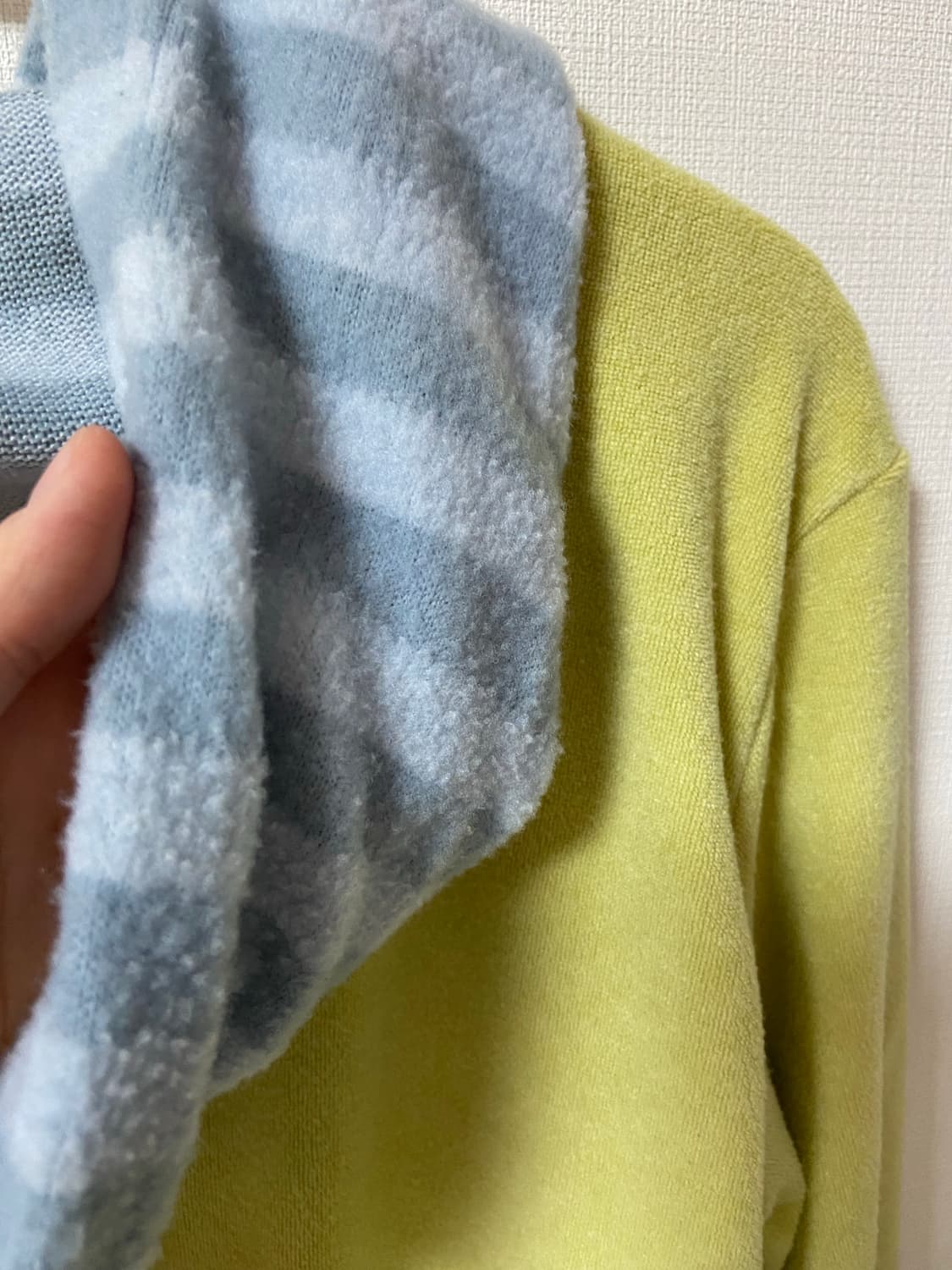 유쓰배쓰 라임색 헨리넥 후드티셔츠 상품이미지4