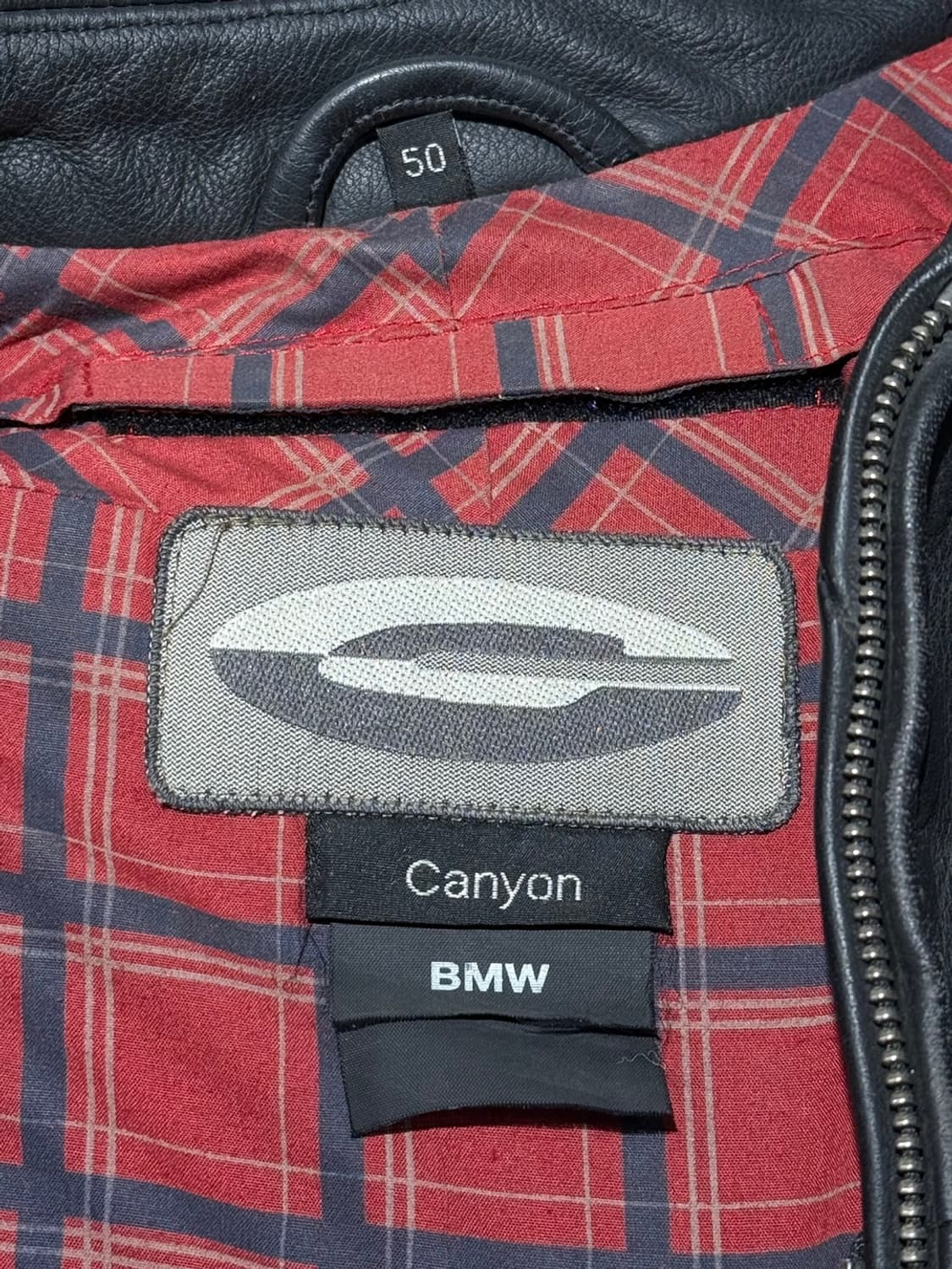 bmw 캐년 블랙 나파 레더 바이커 자켓 상품이미지7