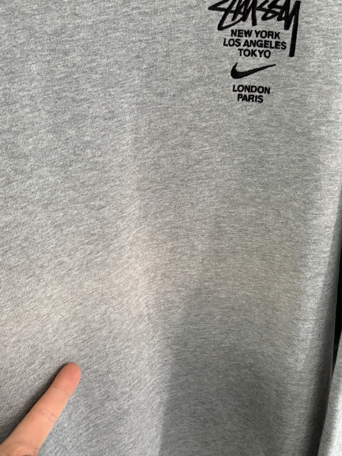 Nike x Stussy 나이키 스투시 NRG 플리스 크루넥 맨투맨 상품이미지4