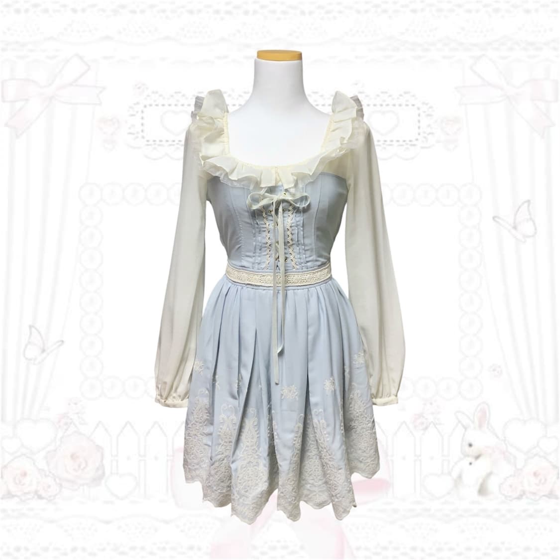 리즈리사 솜사탕 캔디 원피스 히메갸루 라떼갸루 짜잔씨 일본빈티지 상품이미지1