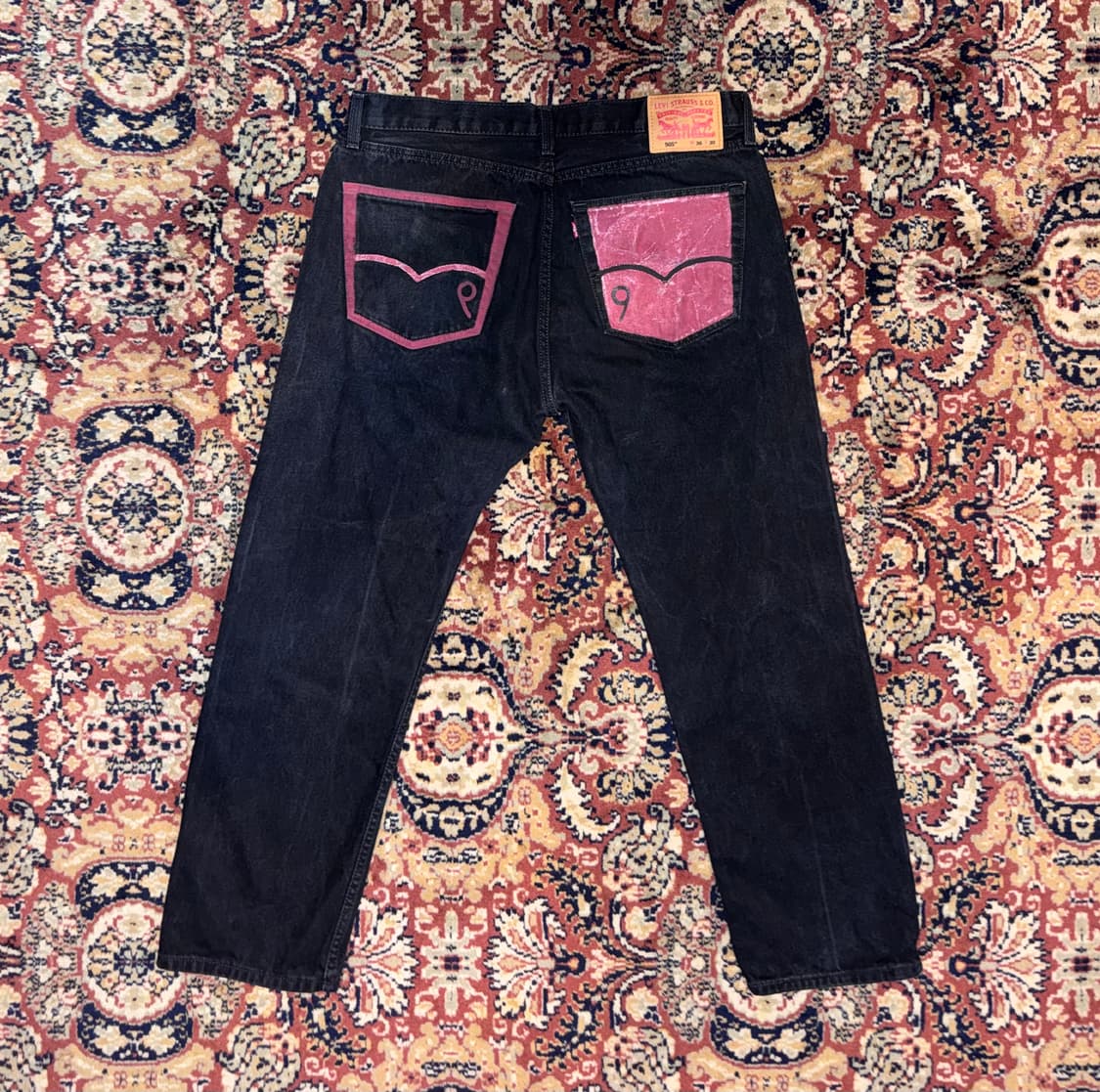 빈티지 리바이스 505 블랙 진 데님 36 (663) 상품이미지2