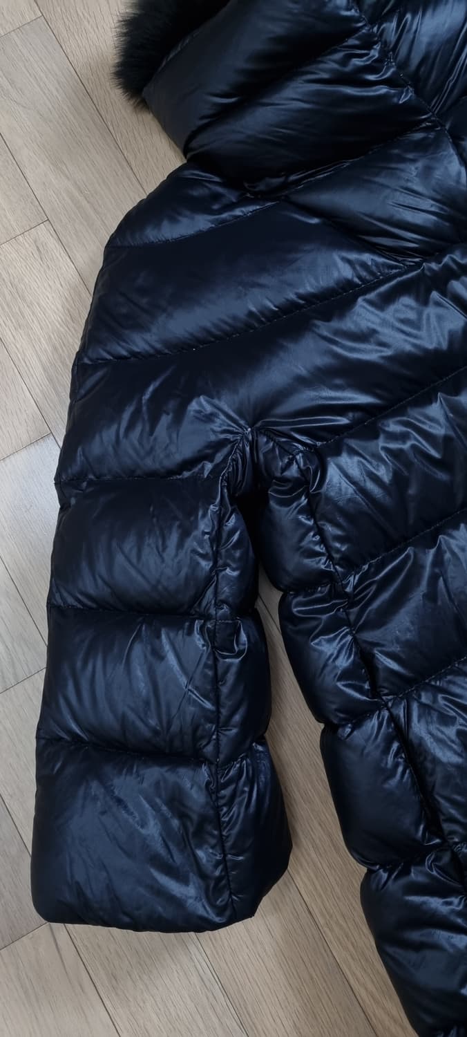 에르노  폭스퍼 구스 다운 7부 패딩 코트 40size _ 여성 상품이미지3