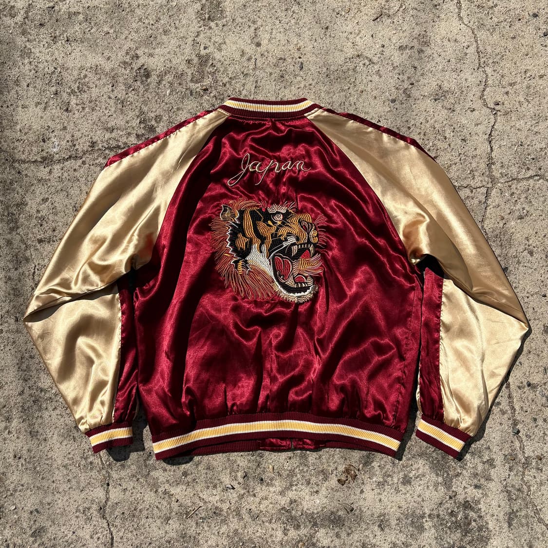 (L) 빈티지 호랑이 자수 스카잔 자켓 상품이미지3