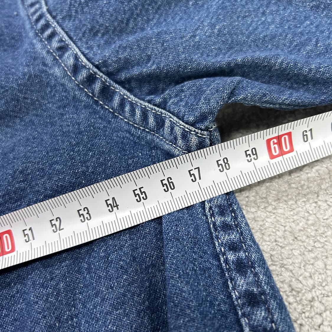 리바이스 웨스턴 데님 반팔 셔츠 L 상품이미지5