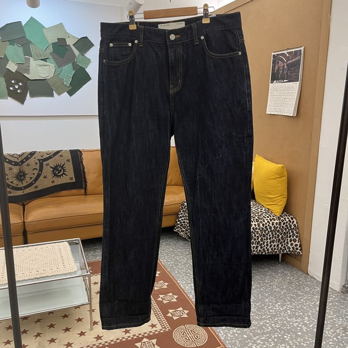 페이탈리즘 빈티지 모던 캐주얼 빅 데님팬츠 50 C10007 상품이미지3