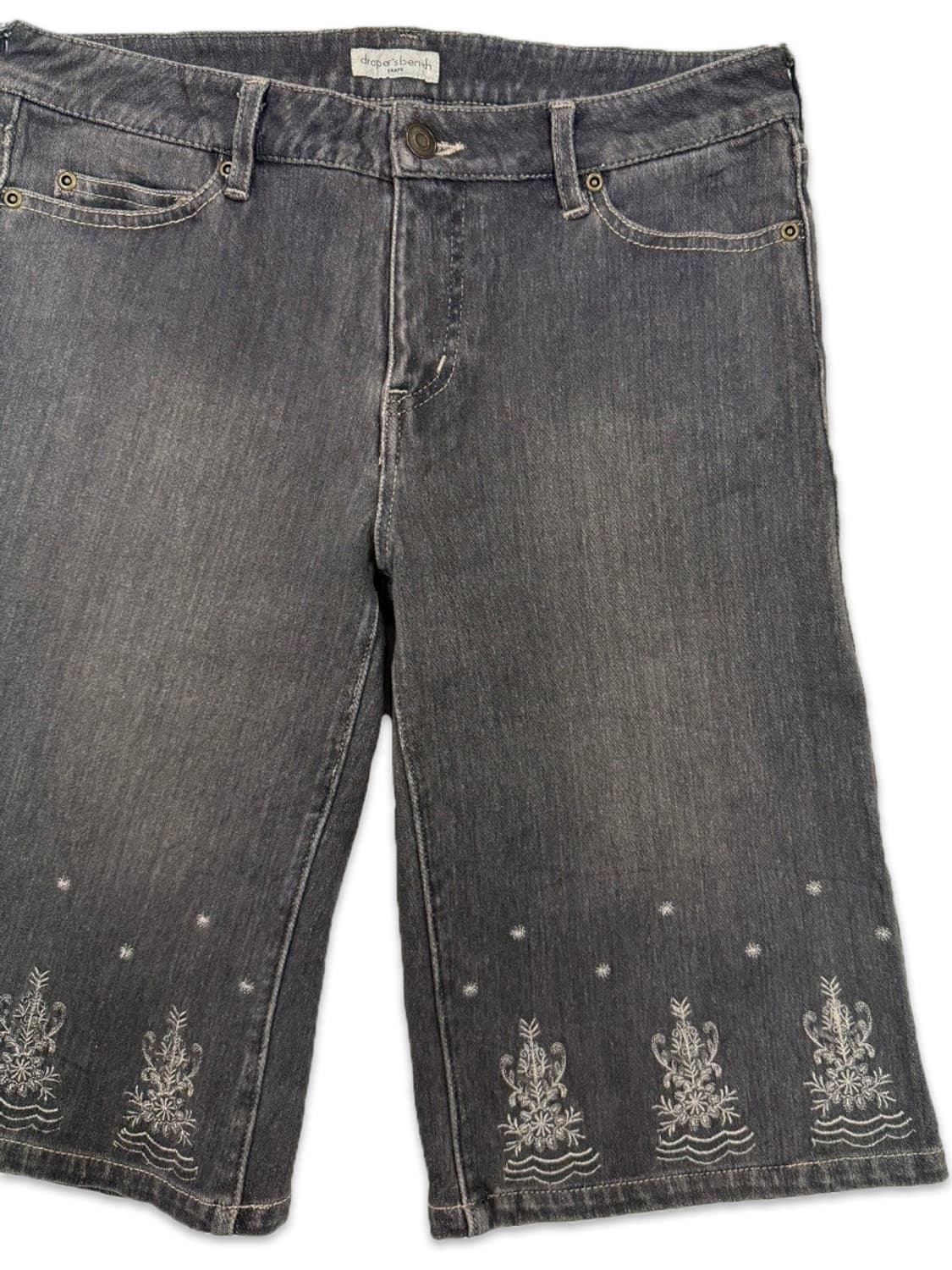 빈티지 자수 모리 하프팬츠 상품이미지2