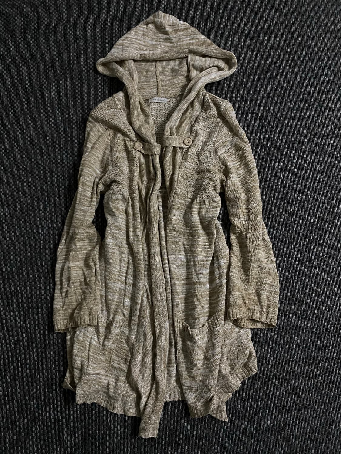 Y2K Mood Hoodie Knit Cardigan 상품이미지5