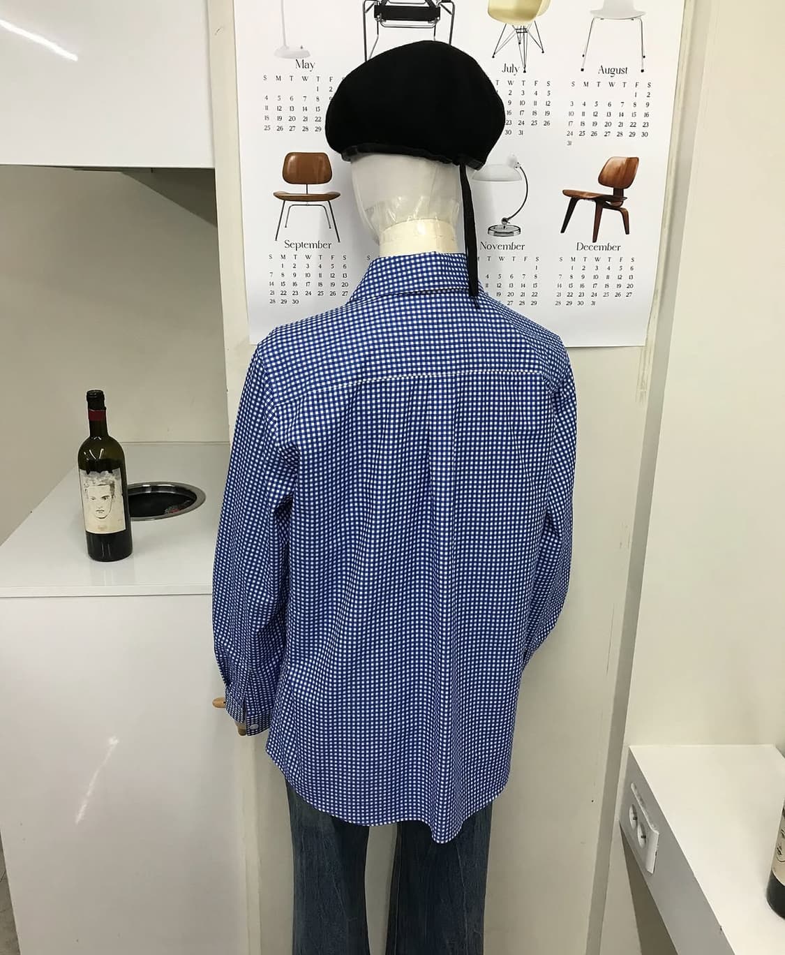 버버리 로고 잔체크 셔츠 상품이미지8