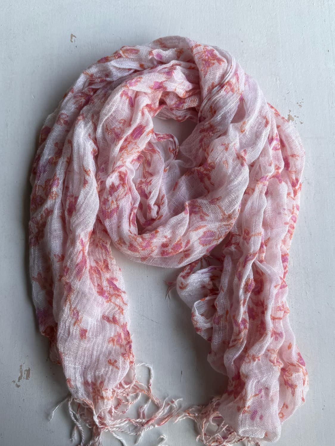 일본빈티지 꽃 봄 스카프 상품이미지1