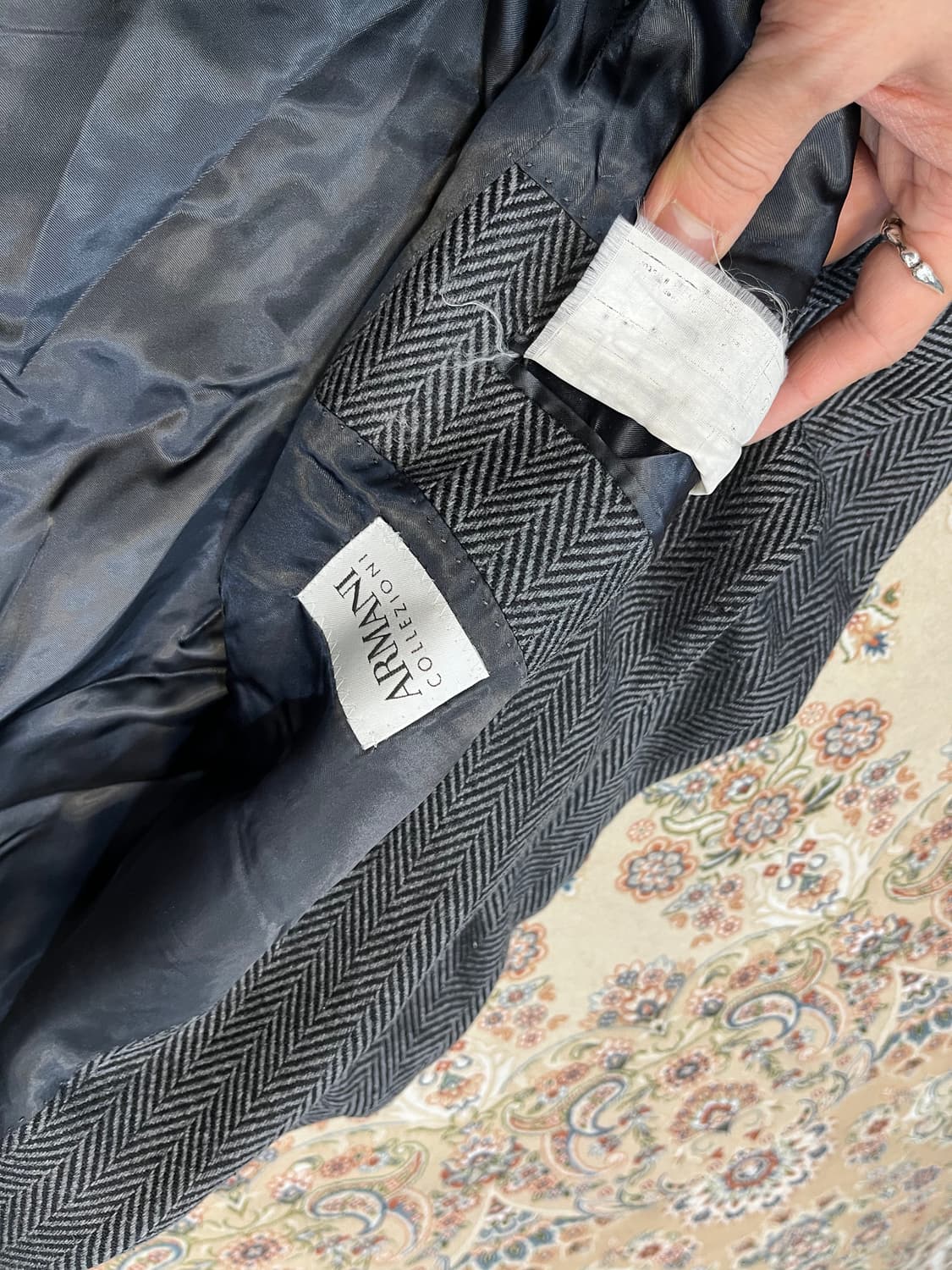 아르마니 꼴레지오니 체스터필드 코트 상품이미지3