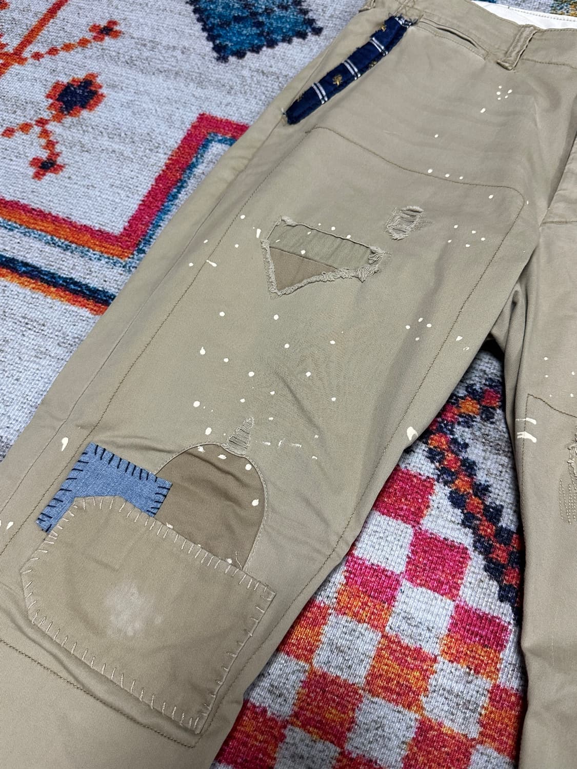 (1회착) 폴로 랄프로렌 릴렉스드핏 패치워크 치노 30x30 상품이미지3