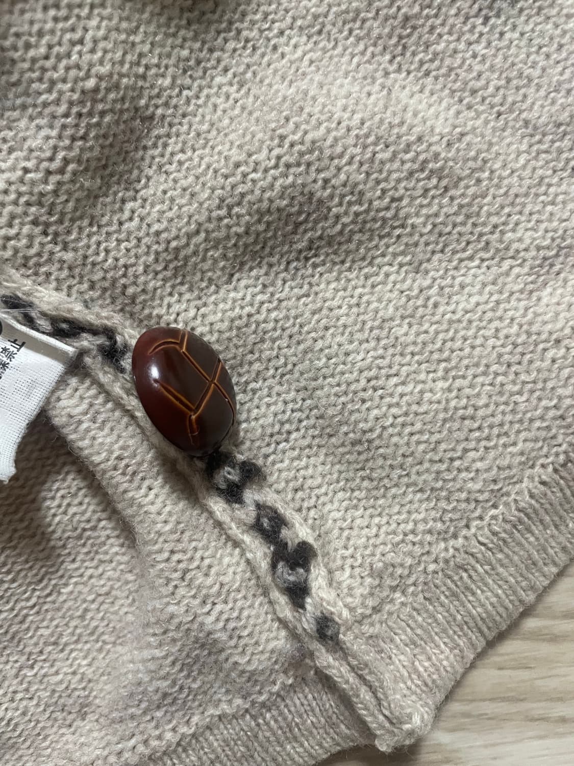 노르딕 숄카라 니트 가디건 케이프 상품이미지4