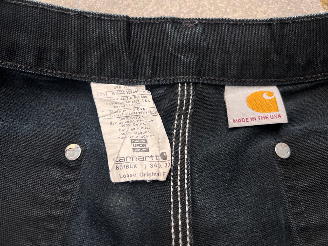 칼하트 더블니 B01 BLK 상품이미지9
