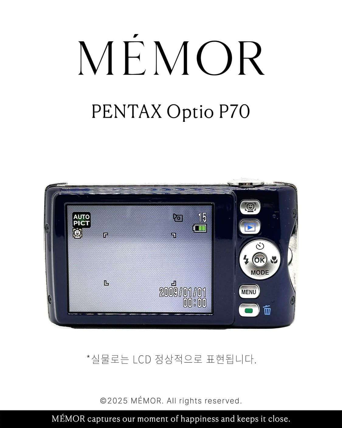 풀박스/한국어지원💎Pentax Optio P70 펜탁스 디카 카메라 상품이미지5