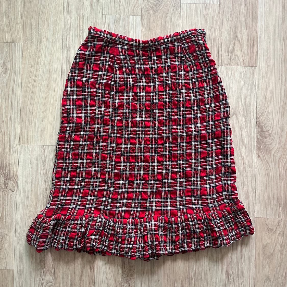 BA-TSU CLUB 체크 스커트 y2k 헤이세이 레트로 그런지 펑크 상품이미지1