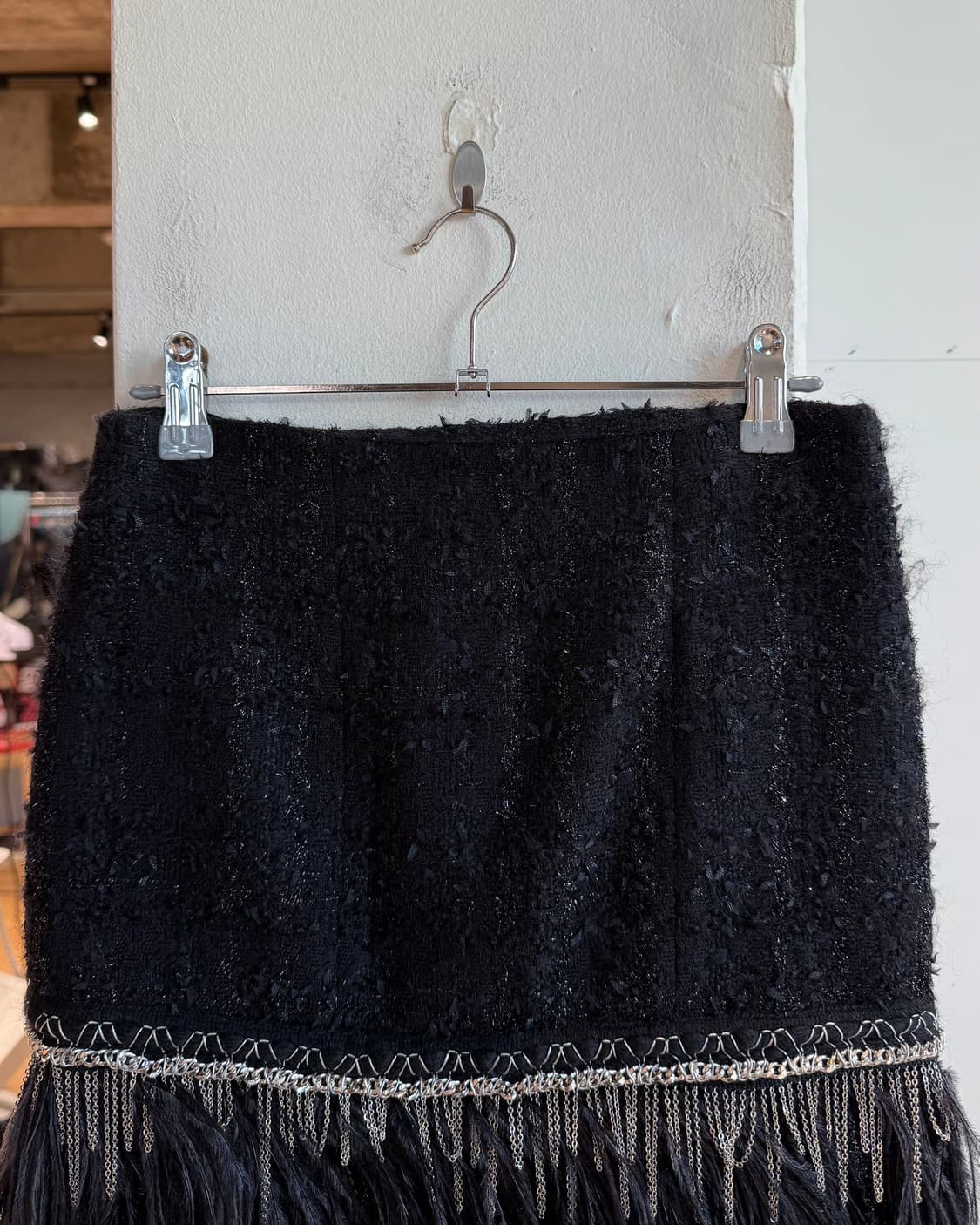발망 블랙 트위드 미니스커트  상품이미지3