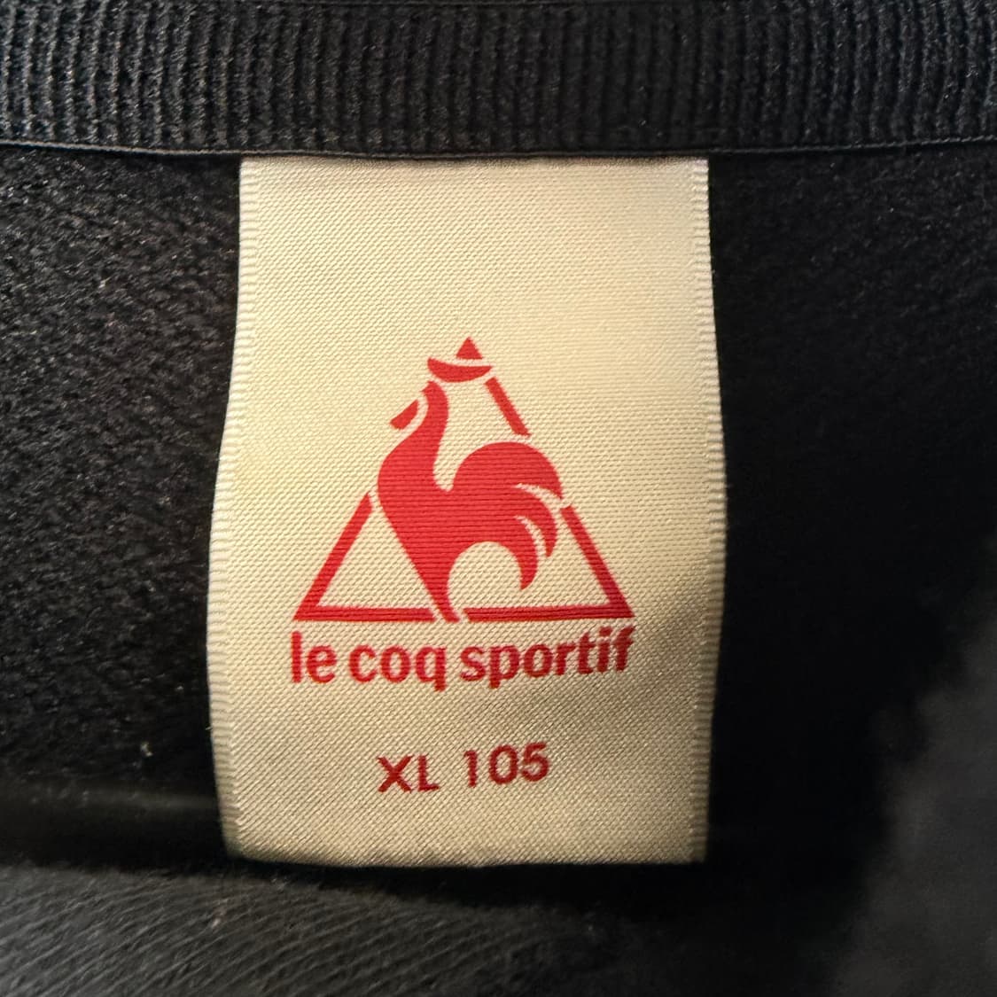 (105) 르꼬끄 로고 후드 티 블랙 상품이미지3