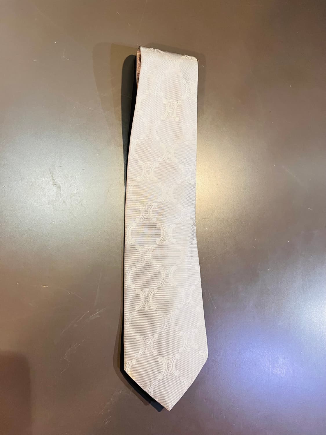 셀린느 트리오페 패턴 실크 넥타이 (이탈리아) 상품이미지1