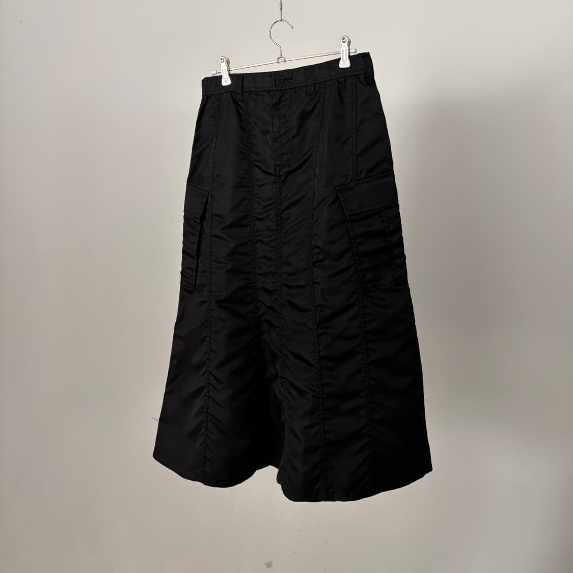 Nylon Cutting Line Cargo Skirt 상품이미지9