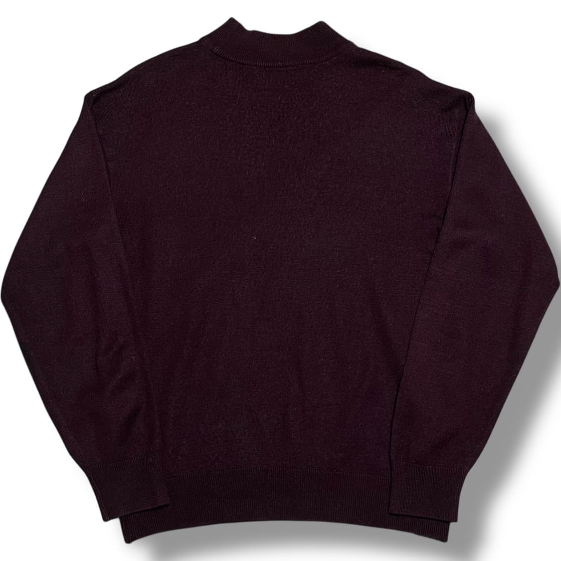 Burberry 아카이브 버건디 폴라넥 니트 상품이미지2