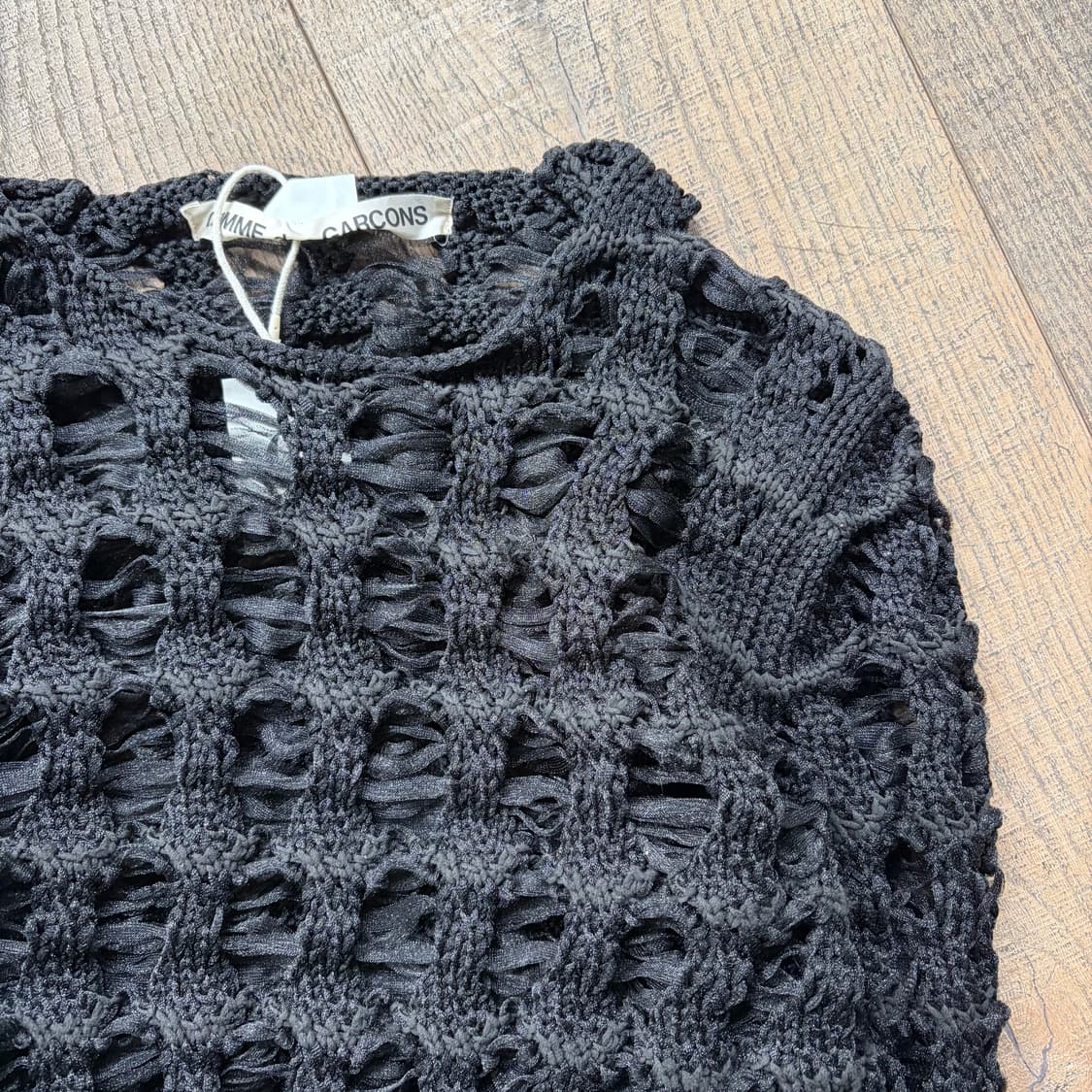 Tulle Layered Hole Knit 상품이미지2