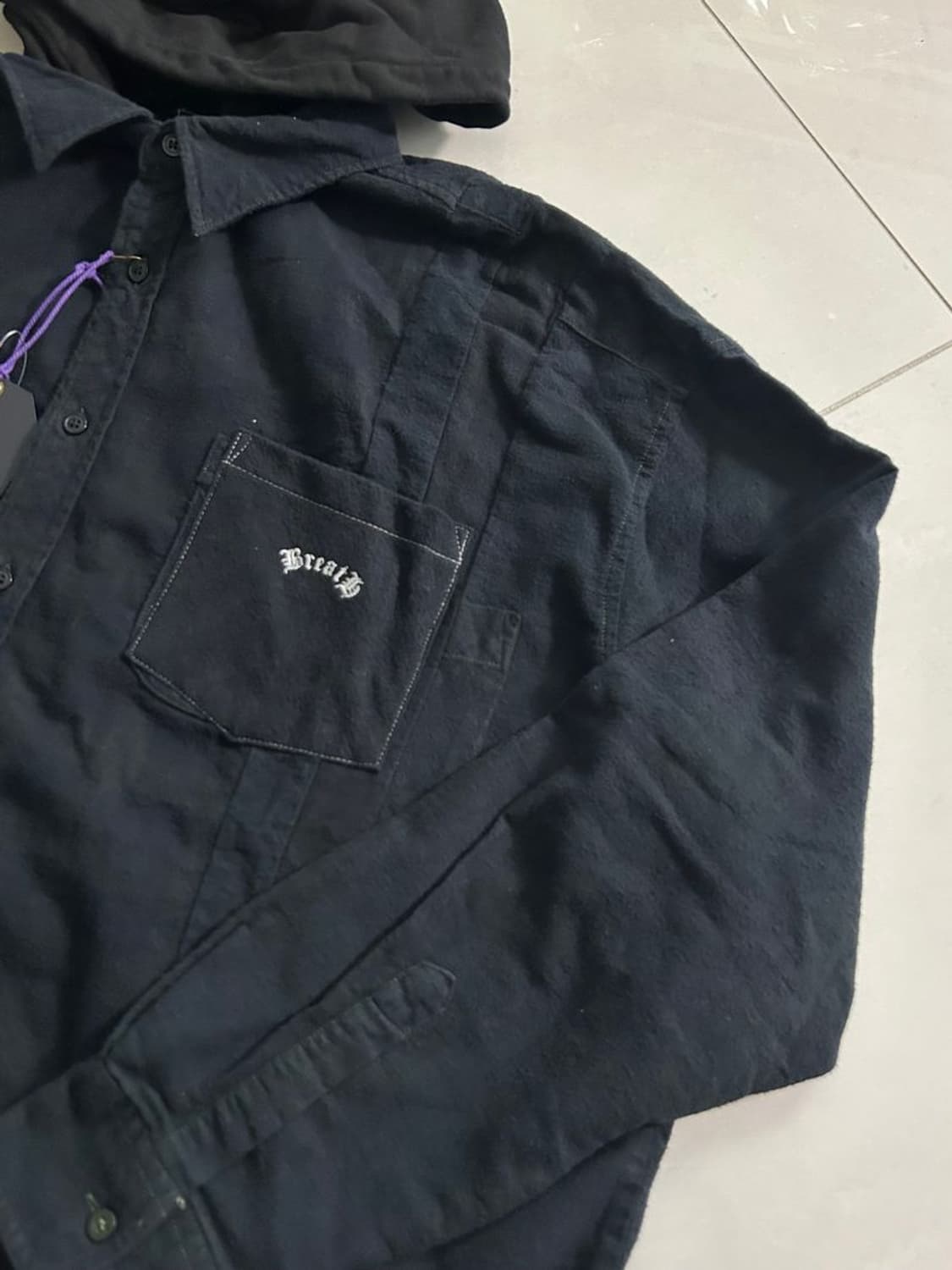 WIDE SHIRT W/H 7컷 와이드 후드티 상품이미지5