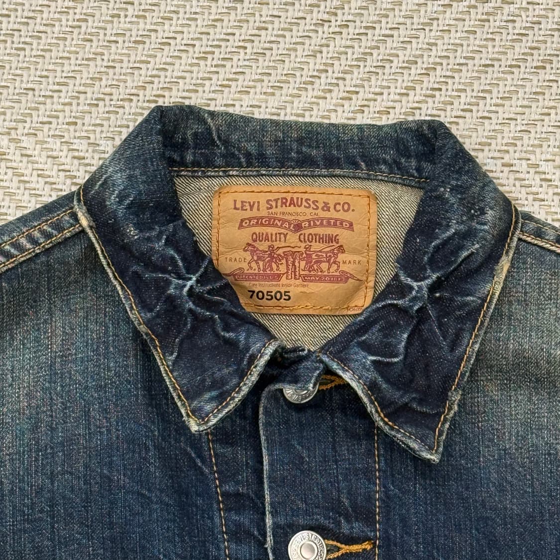 리바이스 워크 데님 자켓 r2375 상품이미지6