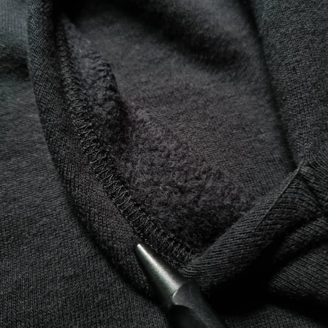 Two Moon 2way 블랙 후드파카 44-46sz 신품 상품이미지5