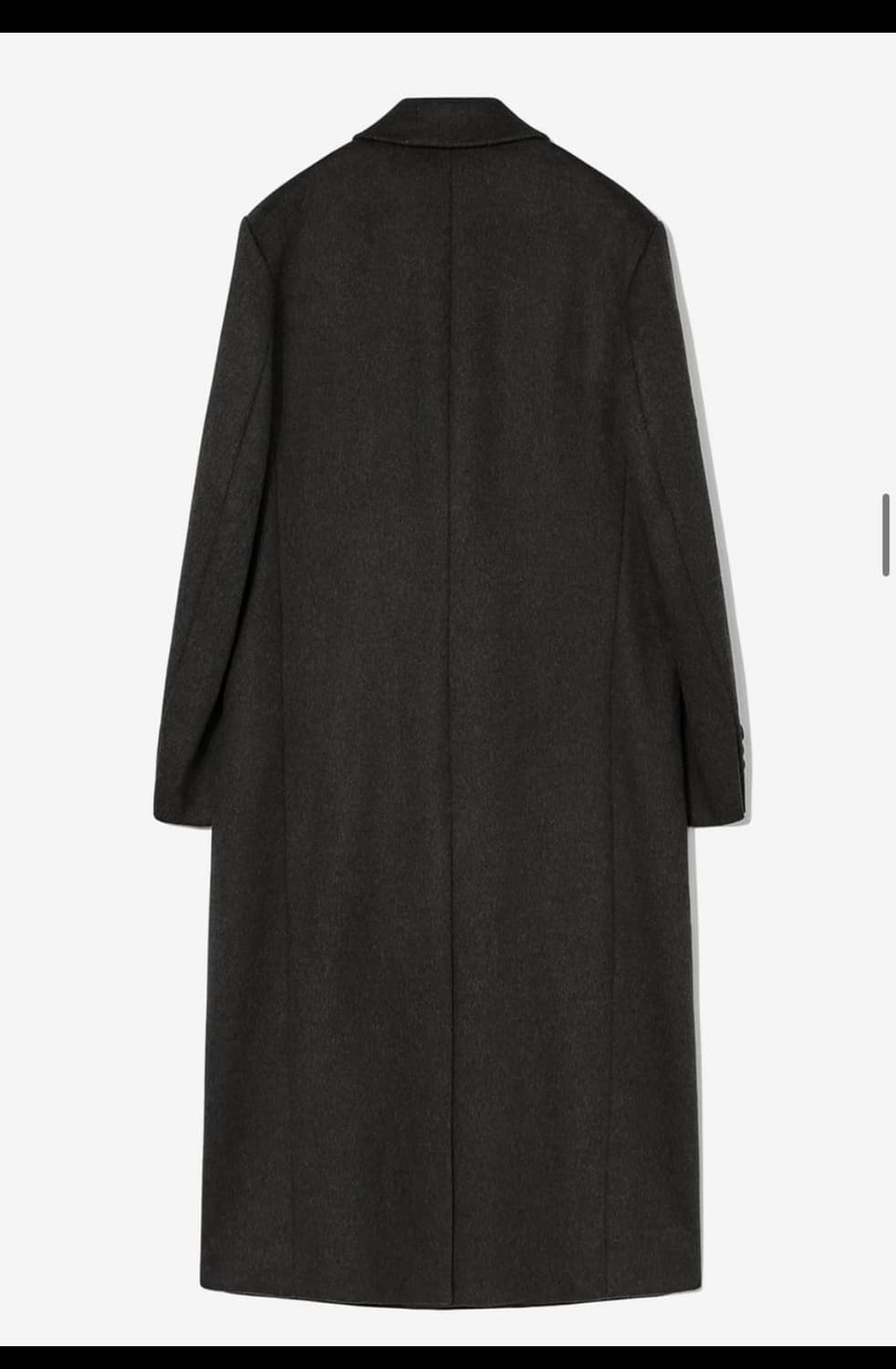 46) 마마가리 오버사이즈 싱글코트 차콜 상품이미지2