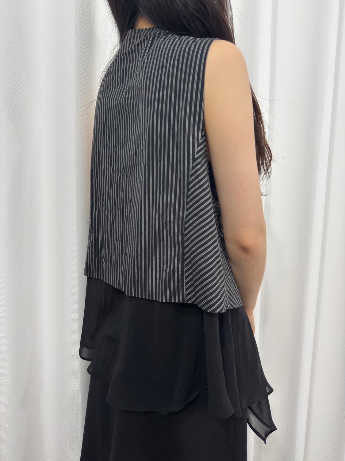 stripe design vest 상품이미지3