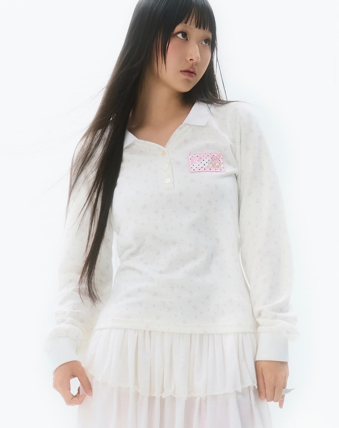 러브이즈트루 마이멜로디 슬림핏 롱슬리브 상품이미지2