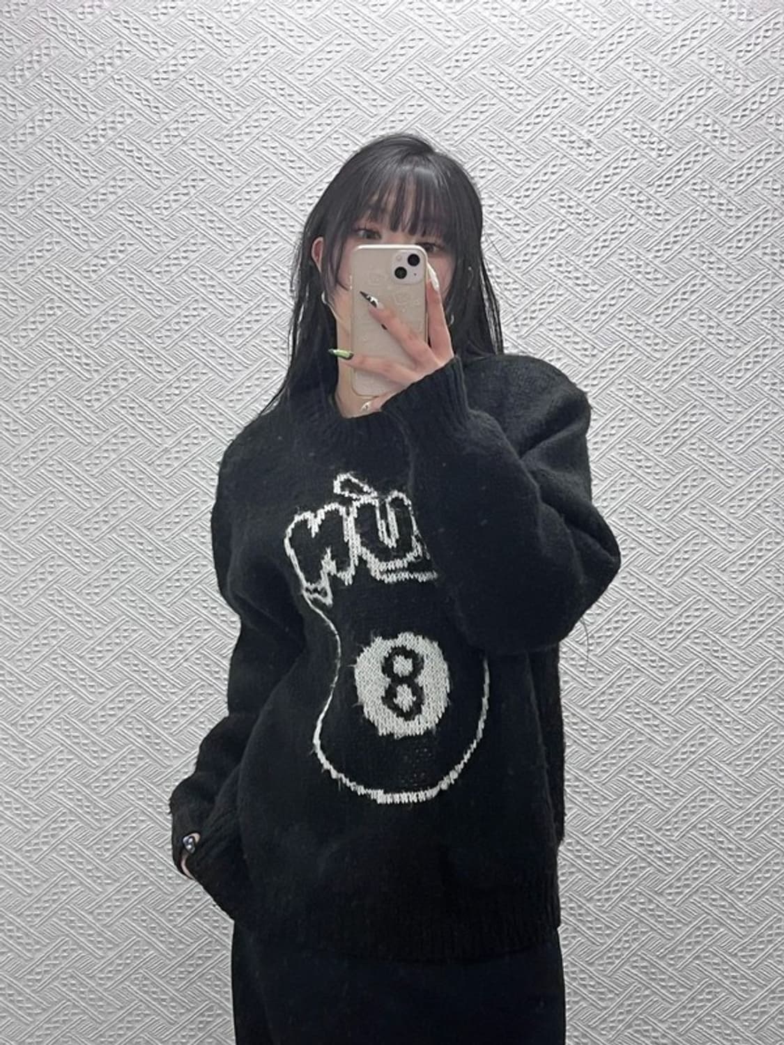 팀코믹스 빈티지 레트로 키치 8번공 니트 M C08763 상품이미지2