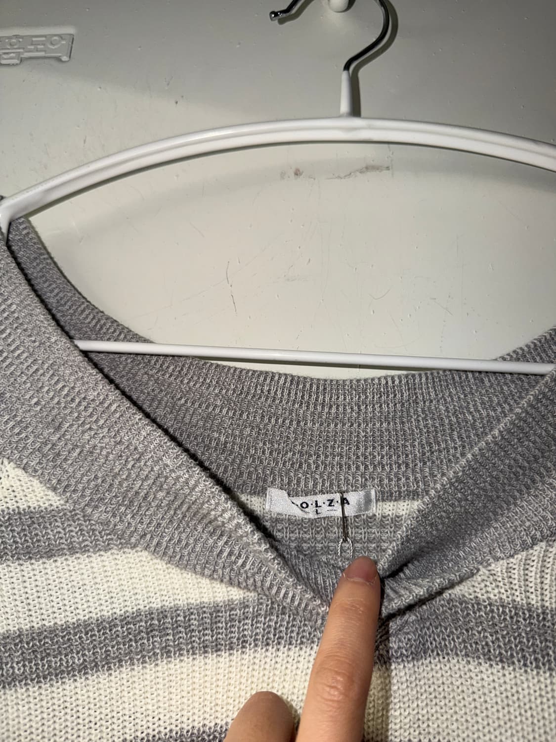 일본빈티지 오프숄더 스트라이프 탑 상품이미지6