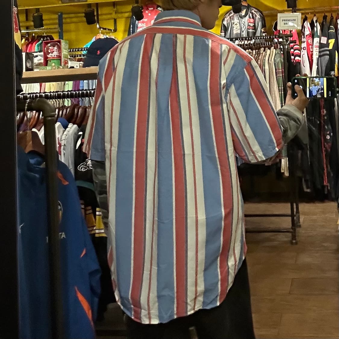 [HI] 폴로 랄프로렌 클래식 반팔셔츠 핑크/블루 상품이미지5