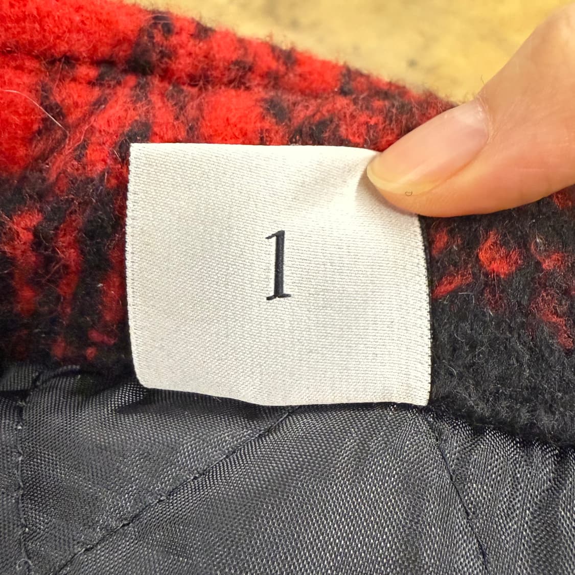 [정품/1] 아크메드라비 체크 누빔 셔츠 b14 상품이미지6