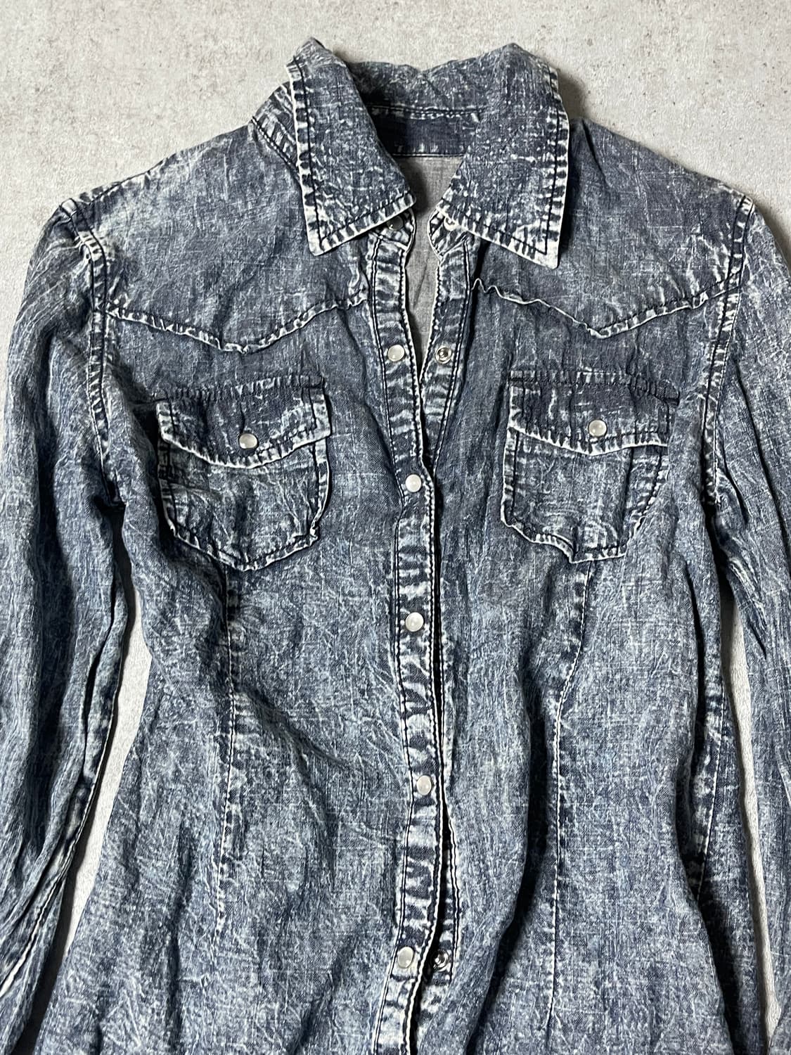 (Unknown)stone washed shirts 상품이미지5